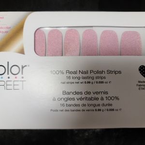 Color Street Nail Strips Blushing in Flushing Pink
